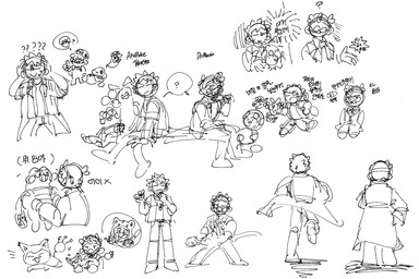 1-up_mushroom accessory ambiguous_feral ambiguous_gender anthro arms_bent bent_legs bottomwear carrying_another closed_smile clothed clothed_human clothed_male clothing confusion doctor eyeless eyes_closed featureless_limbs female female_anthro feral footwear fully_clothed fully_clothed_human fully_clothed_male fungus furrowed_eyebrows group gym_leader hair hands_on_own_head hat head_mirror headgear headwear holding_object holding_paper larger_human larger_male looking_at_another looking_back looking_back_at_another male male_anthro medical_instrument mouth_closed mushroom necktie noseless not_furry_focus nude nude_ambiguous nude_anthro nude_female nude_male open_mouth pants paper quadruped question_mark running scientific_instrument semi-anthro shirt shoes short_hair simple_background sitting size_difference smaller_ambiguous smaller_feral smaller_humanoid smaller_male smile speech_bubble spiky_hair standing tail text thinking thought_bubble topwear white_background white_body white_bottomwear white_clothing white_footwear white_hair white_hat white_headwear white_lab_coat white_mouth white_necktie white_pants white_shirt white_shoes white_tail white_topwear worried bam_ml dr._mario_(series) mario_bros nintendo pokemon super_mario_3d_world brock's_blissey brock's_croagunk brock's_sudowoodo brock_(pokemon) cat_luigi dr._mario_(character) luigi mario chansey croagunk generation_1_pokemon generation_2_pokemon generation_3_pokemon generation_4_pokemon ghost human humanoid mammal pokemon_(species) skitty spirit sudowoodo toad_(mario) 2021 3:2 character_name crossover digital_drawing_(artwork) digital_media_(artwork) hi_res korean_description korean_text monochrome sketch_page translation_request
