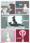5_fingers anthro anthro_on_anthro anthro_penetrated anthro_penetrating anthro_penetrating_anthro balls bed bedding bedroom_eyes blanket bodily_fluids breasts brown_body brown_fur butt cervical_contact condom cowgirl_position cum cum_in_pussy cum_in_uterus cum_inside dialogue dominant dominant_female dream duo ejaculation eyes_closed fantasizing female female_anthro female_on_top female_penetrated fingers from_front_position fur furniture genital_fluids genitals gentle_femdom grey_body grey_fur group hospital_bed hospital_room humanoid_genitalia humanoid_hands humanoid_penis imagination infirmary internal internal_vaginal lying lying_on_bed male male/female male_anthro male_on_bottom male_penetrating male_penetrating_female narrowed_eyes nipples nude nude_anthro nude_female nude_male on_back on_bed on_bottom on_top open_mouth page_number pecs penetration penile penile_penetration penis penis_in_pussy pussy safe_sex seductive semi_public sex sexual_barrier_device speech_bubble submissive submissive_male tail text thinking_about_another trio uterus vaginal vaginal_penetration wearing_condom white_body white_fur deskmaniac beastars l.a._noire press_x_to_doubt rockstar_games haru_(beastars) juno_(beastars) legoshi_(beastars) canid canine canis domestic_rabbit dwarf_rabbit lagomorph leporid mammal oryctolagus rabbit wolf 2025 comic english_text hi_res