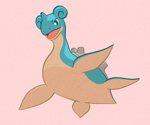 1_horn abstract_background ambiguous_gender blue_body blue_eyes bottom_view flippers grey_shell horn long_neck looking_down multicolored_body multicolored_skin open_mouth pink_background shell simple_background solo tail tan_body two_tone_body two_tone_skin white_sclera momensarada nintendo pokemon generation_1_pokemon lapras pokemon_(species) 2023 absurd_res colored full-length_portrait hi_res portrait
