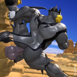 accessory anal anal_masturbation anal_penetration anthro anthro_penetrated anthrofied back_muscles backsack balls barazoku big_butt big_dildo big_muscles bouncing_penis butt day desert dildo dildo_in_ass dildo_insertion erection flexible fur genitals glans hamstrings headband humanoid_genitalia humanoid_penis male male_penetrated masturbation muscular muscular_anthro muscular_male nude nude_anthro nude_male object_in_ass on_one_leg outside penetration penis pokemorph pseudo_clothing rear_view rock sand sex_toy sex_toy_in_ass sex_toy_insertion solo splits spread_legs spreading standing thick_arms thick_thighs triceps tuft wind psyertitan nintendo pokemon generation_8_pokemon legendary_pokemon pokemon_(species) single_strike_style_urshifu urshifu 1:1 2025 3d_(artwork) 3d_animation animated digital_media_(artwork) high_framerate loop no_sound short_playtime video