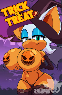 anthro armwear big_breasts black_clothing black_gloves black_handwear black_legwear black_nose black_panties black_underwear blue_eyes blue_eyeshadow breast_grab breasts cemetery clothing elbow_gloves eyelashes eyeshadow female fingerless_gloves furgonomic_headwear furgonomics glistening glistening_body gloves hair half-closed_eyes hand_on_breast handwear hat headgear headwear holding_breast huge_breasts legwear looking_at_viewer magic_user makeup narrowed_eyes navel orange_pasties panties pasties shortstack smile solo tan_body thick_thighs thigh_belt underwear white_hair white_head wide_hips witch witch_hat mobian_monster sega sonic_the_hedgehog_(series) rouge_the_bat bat mammal hi_res