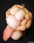 anthro balls belly big_balls big_belly big_muscles big_nipples big_pecs big_penis black_background brown_hair fur genitals hair hand_on_belly huge_balls huge_muscles huge_nipples huge_pecs huge_penis hyper hyper_balls hyper_genitalia hyper_muscles hyper_penis male musclegut muscular muscular_anthro muscular_male navel nipples nude overweight overweight_anthro overweight_male pecs penis pink_nipples pink_nose pink_penis pink_tongue simple_background solo standing tan_body tan_fur tongue tongue_out vein veiny_muscles veiny_penis white_balls wolke cerulien felid lion mammal pantherine 3d_(artwork) 4:5 digital_media_(artwork) hi_res