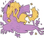 ambiguous_gender ambiguous_penetrated duo feathers feral feral_on_feral feral_penetrated feral_penetrating feral_penetrating_feral fur interspecies male male/ambiguous male_penetrating male_penetrating_ambiguous penetration purple_body purple_feathers sex yellow_body yellow_fur guncht rue_(guncht) avian bird canid canine canis jackal mammal