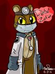 anthro clothed clothing coat doctor gloves handwear lab_coat looking_at_viewer male mask medical medical_instrument scalpel scientific_instrument solo standing stethoscope surgeon surgical_instrument surgical_mask topwear conker's_bad_fur_day rareware bear mammal tediz digital_media_(artwork)