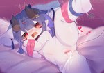 after_rape after_sex anthro anus arms_tied bed bodily_fluids bound crying cum cum_in_vagina cum_inside female forced furniture genital_fluids genitals kemono mostly_nude open_mouth solo tears vulva young young_anthro young_female deaic mammal hi_res