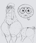 anthro beanie big_butt bottom_heavy butt camel_toe clothing coat crop_top ear_piercing ear_ring eyewear female freckled_butt freckles glasses hat headgear headwear huge_butt long_ears panties pear-shaped_figure piercing ring_piercing shirt solo thick_thighs topwear underwear wide_hips dokitokiii ounxh soup_(peta_petaa) canid canine canis domestic_dog mammal digital_media_(artwork) hi_res