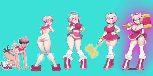 anthro blue_background blush chips_(food) clothed clothing female food gender_transformation human_to_anthro male mtf_transformation multi_frame_sequence overweight overweight_male piko_piko_hammer pink_glow potato_chips seven_frame_image seven_frame_sequence simple_background solo species_transformation tf_into_fictional_character transformation transformation_sequence transformed_clothing unwilling_to_willing anonymous_artist sega sonic_the_hedgehog_(series) amy_rose eulipotyphlan hedgehog human mammal 2024 absurd_res colored hi_res sequence trans_(lore) trans_woman_(lore)