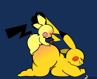 age_difference ageplay anthro anus big_breasts big_butt black_tail blush body_blush breasts butt butt_blush butt_grab doggystyle dominant dominant_young duo eyes_closed female feral from_behind_position fur hand_on_butt heart_symbol larger_dom male male/female narrowed_eyes nude open_mouth penetration roleplay seduced seductive sex shortstack shota simple_background size_difference size_play smile smiling_at_another smiling_at_partner sound_effects tail text thick_thighs transparent_background yellow_body yellow_fur yellow_tail young young_anthro young_male young_penetrating younger_male anonymousmoonman nintendo pokemon generation_1_pokemon generation_2_pokemon mammal pichu pikachu pokemon_(species) rodent alpha_channel digital_media_(artwork) english_text