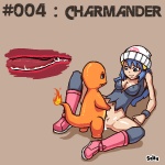 1:1 2010 bestiality blue_hair bodily_fluids bottomless breasts charmander clothed clothing cum cum_in_pussy cum_inside dawn_(pokemon) duo english_text erection female female_on_feral female_penetrated feral feral_penetrating feral_penetrating_human fire flaming_tail generation_1_pokemon genital_fluids genitals hair human human_on_feral human_penetrated internal interspecies larger_female larger_penetrated leaking_cum male male/female male_on_human male_penetrating male_penetrating_female mammal nintendo nude orange_body orange_skin penetration penile penile_penetration penis penis_in_pussy pokemon pokemon_(species) pokemon_trainer pokephilia pussy selty sex size_difference smaller_male spread_legs spreading tail text vaginal vaginal_penetration