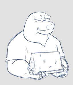 anthro clothing eyes_closed food fruit holding_object male melon plant smile solo teeth_showing topwear watermelon watermelon_slice mrjosh47 password_(visual_novel) sal_(password) crocodile crocodilian reptile scalie absurd_res digital_drawing_(artwork) digital_media_(artwork) half-length_portrait hi_res portrait