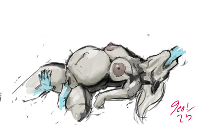 anthro belly big_belly big_nipples blue_hands blue_penis deep_throat face_fucking female fingering fur genitals group hair hand_on_leg hand_on_thigh head_back irrumatio lying male male/female nipples on_back oral oral_penetration penetration penile penis penis_in_mouth pink_nipples pink_vulva pregnant pregnant_anthro pregnant_female pregnant_sex sex solo_focus trio vaginal vaginal_fingering vulva white_body white_fur white_hair jeri_kleinlowe ylma_(biers) canid canine canis mammal wolf 2025 absurd_res hi_res