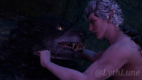 anthro blood bodily_fluids duo humanoid_pointy_ears knife knife_play male male/male pointy_ears scared lythlune baldur's_gate baldur's_gate_3 larian_studios mythology werewolf_the_apocalypse astarion_(baldur's_gate) canid canine humanoid mammal mythological_canine mythological_creature vampire werecanid werecanine werecreature werewolf 16:9 3d_(artwork) digital_media_(artwork) hi_res widescreen