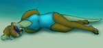 anthro asphyxiation breasts clothed clothing corpse cyanosis death drowned drowning female fur hair open_mouth orange_body simple_background snuff solo swimwear tail underwater water thehiddenmagpie scout_(thehiddenmagpie) mammal mustelid otter digital_media_(artwork)