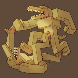 abstract_art anthro bodily_fluids cubism duo ejaculation erection feet fight foot_fetish foot_on_penis foot_play genitals humiliation low_poly male male/male muscular muscular_male pain pecs penis polygonal_body simple_background tears wrestling ravuer crocodile crocodilian reptile scalie 1:1 hi_res