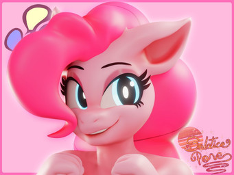 anthro anthrofied balloon blue_eyes border dark_eyelids eyelashes female glistening glistening_body glowing glowing_eyes hair happy inflatable long_hair looking_at_viewer outside_border pink_background pink_body pink_border pink_hair simple_background smile smiling_at_viewer solo text geodat friendship_is_magic hasbro my_little_pony pinkie_pie_(mlp) earth_pony equid equine horse mammal pony 2025 3d_(artwork) 4:3 bust_portrait digital_media_(artwork) english_text pink_theme portrait