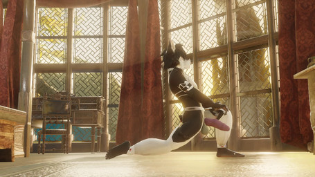 5_toes anthro balls becoming_erect blood blood_puddle bodily_fluids casual_exposure clothing corpse dancing death duo erection face_veil feet femboy fur genitals gore hair humanoid_feet humanoid_genitalia humanoid_penis inside killing legwear lying male male/male male_death mostly_nude murderer nude on_back open_mouth penis plantigrade slit_throat snuff stab standing stretching teeth toes vein veiny_penis weapon sillayer canid canine canis mammal wolf 16:9 3d_(artwork) 3d_animation animated digital_media_(artwork) hi_res long_playtime no_sound webm widescreen