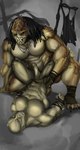 abs dominant duo genitals male male/male muscular muscular_humanoid muscular_male nipple_piercing nipples nude pecs penis piercing submissive dagantfus_(artist) mortal_kombat predator_(franchise) baraka alien humanoid yautja hi_res