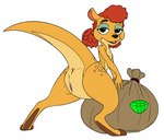 anthro anus bedroom_eyes breasts female genitals hair looking_at_viewer narrowed_eyes nipples nude open_mouth pussy raised_tail red_hair sack seductive simple_background solo tail white_background wugi activision spyro_reignited_trilogy spyro_the_dragon sheila_(spyro) kangaroo macropod mammal marsupial 2023 black_and_white greyscale hi_res monochrome