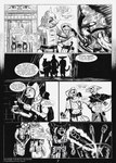 5_fingers 7_panel_comic anthro armor biped black_eyes black_hair black_text clothed clothing dialogue ellipsis exclamation_point eyewear fingers fire fluffy fluffy_tail fur glasses gloves group hair handwear holding_object hood looking_at_another magic male medieval medieval_clothing motion_lines open_mouth open_smile page_number pawpads question_mark smile sound_effects speech_bubble standing tail talking_to_another teeth text tongue torch warrior whiskers white_sclera leprzil canid canine canis domestic_cat domestic_dog felid feline felis gulonine mammal marten murid murine mustelid musteline oriental_shorthair rat rodent 2025 artist_name comic english_text hi_res