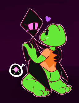 1_eye 3_fingers 3_toes anthro anthro_penetrating anthro_penetrating_humanoid barefoot bent_arm bent_legs black_body black_eyes blush bottomless bouncing_butt butt clothed clothing cutaway duo extended_arm extended_legs feet female female_on_anthro female_penetrated fingers green_body green_skin hand_holding hand_on_another's_shoulder hand_on_back hand_on_shoulder heart_reaction heart_symbol humanoid_on_anthro humanoid_penetrated impregnation interlocked_fingers internal interspecies kneeling love male male/female male_on_humanoid male_penetrating male_penetrating_female motion_lines no_pupils nude ovum penetration penile penile_penetration penis_in_vagina pink_eyes purple_background romantic romantic_couple saint_position sex shirt shoulder_grab simple_background smile sperm_cell t-shirt toes topwear unusual_ovum vaginal vaginal_penetration ultilix frogdor prisma_(fr0gv0re) amphibian frog humanoid shape_head unknown_species 2020