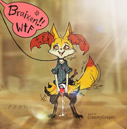 anthro bdsm bodily_fluids collar cum cum_on_ground ejaculation genital_fluids genitals leash male master masturbation outside penile penile_masturbation penis petplay pokeball public_masturbation roleplay scolding sex_toy solo standard_pokeball vibrator creamygrapes nintendo pokemon braixen generation_6_pokemon pokemon_(species) hi_res