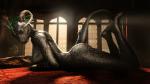 anthro barefoot bed big_breasts breasts feathers feet female furniture horn looking_at_viewer lying nipples non-mammal_breasts nude solo sunset window muetank bethesda_game_studios microsoft skyrim the_elder_scrolls argonian reptile scalie 16:9 3d_(artwork) digital_media_(artwork) hi_res source_filmmaker_(artwork) widescreen