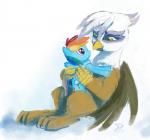 avian blonde_hair blue_hair brown_eyes cutie_mark equine female friendship_is_magic gilda_(mlp) green_hair gryphon hair horse mammal multi-colored_hair my_little_pony orange_hair pegasus plushie pony purple_eyes raikoh-illust rainbow_dash_(mlp) rainbow_hair red_hair sad wings
Rating: Safe
Score: 4
User: Dogenzaka
Date: January 05, 2014
