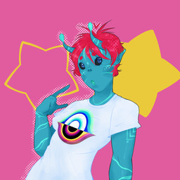 female silly solo alie26 fan_character alien absurd_res hi_res