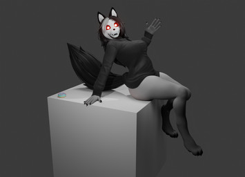 anthro big_breasts black_clothing black_sweater black_topwear bone bottomless breasts clothed clothing dessert doughnut female food front_view gesture glowing glowing_eyes grey_body happy looking_at_viewer pastry reclining red_eyes simple_background skull skull_head solo sweater topwear waving waving_at_viewer bishopenjoyer zoidrawzaton_(modeler) mal0vent scp_foundation default_cube_(blender) scp-1471-a scp-1471-a_(mal0vent) canid canine malo mammal skulldog_(species) 2025 3d_(artwork) absurd_res blender_(artwork) blender_cycles_(artwork) digital_media_(artwork) hi_res