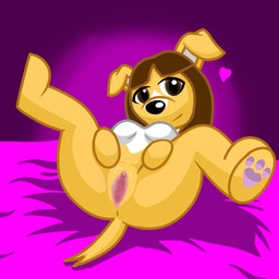anthro anus female genitals happy nude presenting presenting_anus presenting_vulva solo spread_legs spreading vulva harryiff_art youtube 1:1 absurd_res hi_res