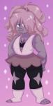 monster_girl_(genre) not_furry solo itoruna cartoon_network steven_universe smoky_quartz_(steven_universe) alien alien_humanoid gem_(species) gem_fusion humanoid 2016 absurd_res hi_res