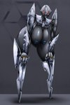 anthro big_breasts breasts claws female front_view humanoidized machine mechanic nipples not_furry puffy_nipples red_eyes solo tattoo thick_thighs hazarts star_wars battle_droid humanoid living_machine robot vulture_droid absurd_res full-length_portrait hi_res portrait