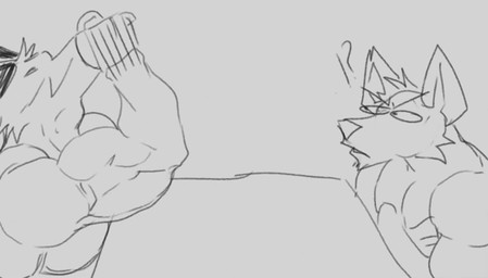 anthro barazoku blush bodily_fluids dialogue drinking drinking_milk duo fangs feeding feeding_another feeding_partner food food_fetish food_in_mouth food_play french_kissing genitals kiss_on_lips kissing looking_at_another male male/male milk muscular muscular_anthro muscular_male nude penis saliva saliva_string shocked smile smiling_at_another teeth tongue tongue_out pinumontbalou epic_games fortnite fennix_(fortnite) volpez_(fortnite) arctic_fox canid canine canis fox mammal red_fox true_fox animated hi_res line_art long_playtime no_sound webm brother_(lore) brothers_(lore) incest_(lore) sibling_(lore)