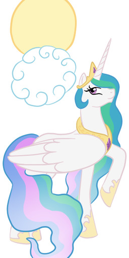 cloud feathered_wings feathers female feral hair horn multicolored_hair number outside princess quadruped royalty simple_background sky skyscape solo sun tail white_background white_body white_feathers wings arrowtibbs conditional_dnp ratte friendship_is_magic hasbro my_little_pony mythology princess_celestia_(mlp) equid equine mammal mythological_creature mythological_equine winged_unicorn digital_media_(artwork)