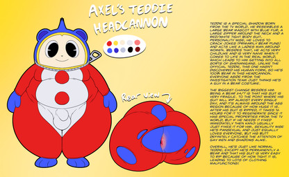 anthro anus belly big_butt bodysuit bulge butt clothed clothed_anthro clothed_male clothing description detailed_bulge genital_outline huge_butt male male_anthro moobs overweight overweight_male penis_outline rear_view skinsuit solo text thick_thighs tight_clothing torn_clothing torn_suit wardrobe_malfunction zipper tepigfan101 atlus megami_tensei persona_(series) persona_4 sega teddie_(persona) bear mammal 2026 absurd_res digital_media_(artwork) english_text hi_res model_sheet