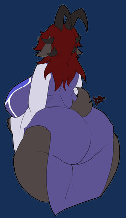 big_breasts big_butt breasts butt clothing female huge_breasts huge_butt hyper hyper_breasts hyper_butt robe thick_thighs snekkobean undertale undertale_(series) toriel vivian_clark bovid caprine demon goat mammal 2025 absurd_res alpha_channel hi_res