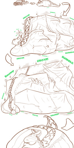 apode belly big_belly directional_arrow huge_belly hyper hyper_belly legless male mass_vore multiple_prey obese object_vore overweight rapid_digestion serpentine solo tail text tight_belly vore weight_gain kritko draconcopode naga reptile scalie snake absurd_res comic english_text hi_res sequence sketch
