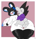 anthro anthro_on_anthro anthro_penetrated anthro_penetrating anthro_penetrating_anthro anus bailey_(kirbot12) big_breasts big_butt blush breasts butt clothing duo emolga eyes_closed female female_penetrated generation_5_pokemon genitals hi_res humanoid_genitalia humanoid_pussy kirbot12 lagomorph larger_female larger_penetrated legwear leporid male male/female male_penetrating male_penetrating_female mammal nate_(mindnomad) nintendo nipples penetration penile penile_penetration penis penis_in_pussy plantigrade pokemon pokemon_(species) pussy rabbit sex size_difference smaller_male tongue tongue_out vaginal vaginal_penetration