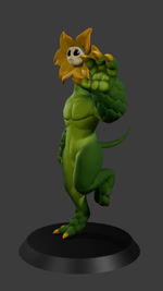 anthro black_sclera butt claws featureless_chest featureless_crotch flower gesture green_body male nude plant smile solo spinning standing waving angiosapien undertale undertale_(series) flowey_the_flower elemental_creature flora_fauna flower_creature monster 3d_(artwork) 9:16 animated digital_media_(artwork) hi_res high_framerate no_sound short_playtime turntable_(animation) webm