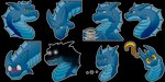 blue_body blue_scales expressions looking_at_viewer male scales solo sticker yellow_eyes frostidragon mythology iristrasz_(ilirej) dragon mythological_creature mythological_scalie scalie 2:1 alpha_channel hi_res sketch_page