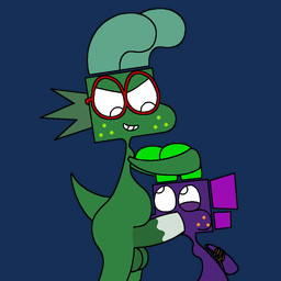 anthro balls big_balls big_penis bodily_fluids bound bruised cum duo evil_grin fellatio forced genital_fluids genitals green_body huge_balls huge_penis male male/male male_penetrated male_penetrating male_penetrating_male nude oral oral_penetration penetration penile penis purple_body rape sex simple_background smile tail transparent_background tweakydumbdog jumpo spiko veggiefolk 1:1 2d_animation alpha_channel animated digital_media_(artwork)