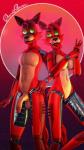 anthro breasts crossgender duo female genitals humanoid_genitalia humanoid_penis looking_at_viewer machine male male/female navel nipples nude penis selfcest square_crossover doctor_artemis disembowell_(modeler) five_nights_at_freddy's scottgames foxy_(fnaf) animatronic canid canine fox mammal robot 2019 3d_(artwork) 4k 9:16 absurd_res digital_media_(artwork) hi_res source_filmmaker_(artwork)