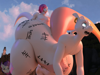 abdominal_bulge anal anal_penetration anthro big_butt black_eyeshadow black_lipstick body_writing butt degradation degradation_text duo eyeshadow genitals huge_butt larger_bottom larger_penetrated larger_sub lipstick makeup male male/male male_penetrated male_penetrating male_penetrating_male muscular nude outside_sex penetration penis sex size_difference small_top small_top_big_bottom submissive tail tally_marks text thick_thighs white_body wide_hips writing_on_butt winterdraco mythology nintendo pokemon peach_(peachymewtwo) winter_draco dragon generation_1_pokemon legendary_pokemon mewtwo mythological_creature mythological_scalie pokemon_(species) scalie wingless_dragon 3d_(artwork) digital_media_(artwork) english_text hi_res watermark