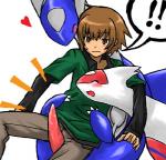 ! <3 blush clothed clothing erection eyes_closed female feral from_behind gay group happy human intercrural interspecies latias latios male nintendo open_mouth penis pokémon surprise sweat tapering_penis thigh_sex unknown_artist video_games
Rating: Explicit
Score: 10
User: Genjar
Date: February 08, 2014