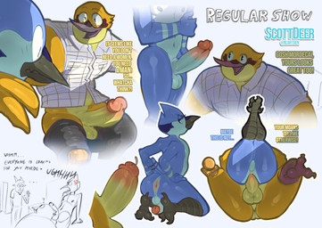 amputee anal anal_penetration annoyed anthro anus arm_markings balls beak big_balls big_dom_small_sub big_glans big_penis biped black_beak black_body black_bottomwear black_clothing black_eyes black_feathers black_markings black_pants black_talons black_text black_text_outline blue_body blue_feathers blue_nipples blue_text bodily_fluids bottomwear bottomwear_down broad_shoulders brown_talons butt caught_in_the_act circumcised clothed clothing compliment complimenting_body countershade_balls countershade_genitalia countershade_penis countershade_torso countershading cross-popping_vein crossed_legs dialogue disability dominant duo ellipsis entwined_legs erection exclamation_point facial_hair facial_markings fade_out feathers femboy fingers flaccid foreshortening front_view genital_fluids genitals glans glistening glistening_eyes goatee hands_on_hips head_markings head_tuft horn humanoid_genitalia humanoid_hands humanoid_penis imminent_oral in_denial inviting_to_sex kneeling larger_male lean_body legs_up logo looking_back male male/male markings missing_leg multiple_poses muscular muscular_anthro muscular_male muzzle_(marking) nipples no_irises nude nude_anthro nude_male open_mouth orientation_play outline pants pants_down partially_clothed penetration penis pink_anus pink_glans pink_penis_tip pose precum presenting presenting_anus presenting_hindquarters pronounced_browridge question_mark sex_position_request shirt simple_background size_difference smaller_male straight_to_gay tail tail_feathers text thick_outline thick_thighs three-quarter_view topwear tuft ugh until_they_like_it urethra white_background white_balls white_body white_clothing white_feathers white_markings white_outline white_penis white_sclera white_shirt white_text white_text_outline white_topwear wide_eyed wooden_leg yellow_balls yellow_penis yellow_text scottdeer cartoon_network regular_show john_(regular_show) mordecai_(regular_show) thomas_(regular_show) avian baltimore_oriole bird blue_jay bovid caprine corvid goat icterid jay_(bird) mammal new_world_jay new_world_oriole oscine passerine 2025 absurd_res artist_name digital_media_(artwork) english_text hi_res line_art shaded shaded_line_art sketch soft_shading url