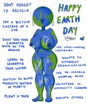 anthro biped breasts duckface ear_piercing ear_ring earth eyeless female genitals lips nipples nude piercing planet plantigrade pussy ring_piercing solo avianaress earth_day elemental_creature elemental_humanoid humanoid 5:6 absurd_res hi_res