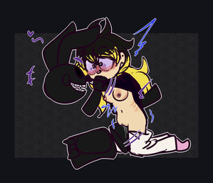 anthro bodily_fluids bonnie_glade_(fnaf) bottomwear bottomwear_down breasts clitoris clothed clothing clothing_pull duo embarrased_horny embarrassed female female/female genital_fluids genitals hands_on_back machine marylin_schmidt_(fnac) pants pants_down partially_clothed questionable_consent scissor_position sex tribadism vaginal vaginal_fluids vulva zurzure five_nights_at_candy's five_nights_at_freddy's popgoes scottgames blackrabbit animatronic human mammal robot
