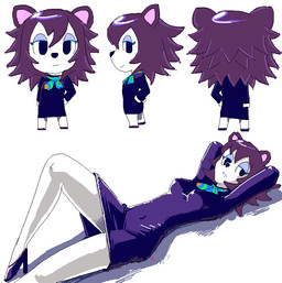 anthro bottomwear breasts clothed clothing female half-closed_eyes hands_behind_head lying makeup narrowed_eyes navel scarf simple_background skirt solo white_background minus8 animal_crossing nintendo label_able eulipotyphlan hedgehog mammal 2008 aliasing digital_media_(artwork)