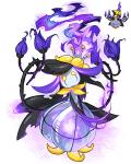 alternate_species ambiguous_gender crown flower fusion headgear mouthless plant pokemon_fusion simple_background solo standing thorns yellow_eyes emererre_(artist) fakemon nintendo pokemon chandelure elemental_creature flora_fauna generation_5_pokemon ghost humanoid lilligant pokemon_(species) spirit 4:5