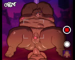 abdominal_bulge anal anal_penetration anthro balls big_butt big_moobs blue_eyes butt camera camera_view duo first_person_view gender_symbol genitals glistening glistening_balls glistening_butt glistening_genitalia glistening_moobs glistening_penis male male/male male/male_symbol male_symbol moan moobs obese oral overweight penetration penile penile_penetration penis penis_in_ass pole sex sexuality_symbol sound_effects stripper_pole symbol text tongue tongue_out cocoronut dreamworks puss_in_boots_(franchise) baby_bear_(puss_in_boots) bear human mammal 2d_animation animated digital_media_(artwork) english_text frame_by_frame short_playtime sound webm